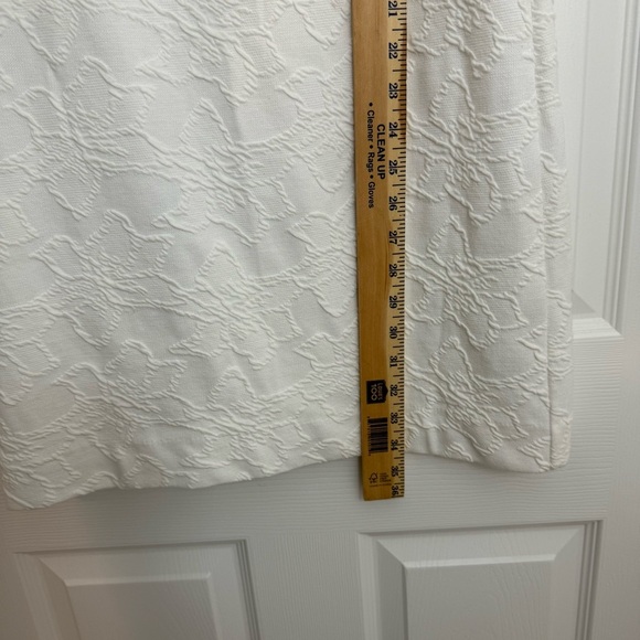 Lilly Pulitzer Tisbury Shift Lined Ruffle White XS Dress Rehearsal Graduation - Picture 13 of 16